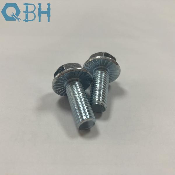 DIN 6921 Serrate CL8.8 Stainless Steel Flange Bolts Metric