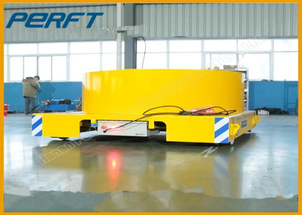 4 Wheel Ladle Transfer Car Motor Driven For Heavy Load Ladle Transportation