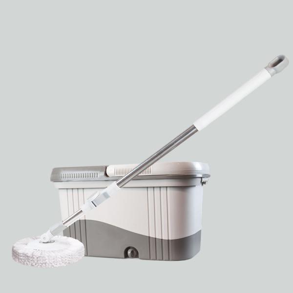 360 Degree Rotary Spin Magic Mop And Bucket Set With Stainless Steel Handle