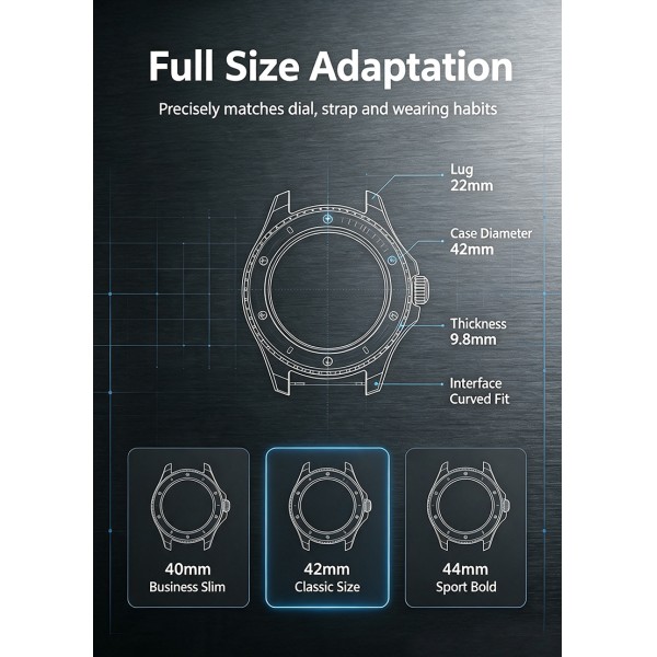 AeroCushion Skeleton Watch Case-SHX