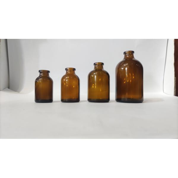 фармацевтическая косметика 20мл пробирка отлила в форму янтарную стеклянную пробирку стеклянной бутылки для впрыски