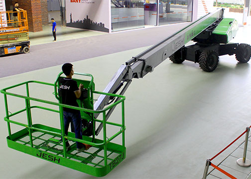 230KG подъема заграждения нагрузки 29m ODM OEM платформы JESH телескопичного Extendable