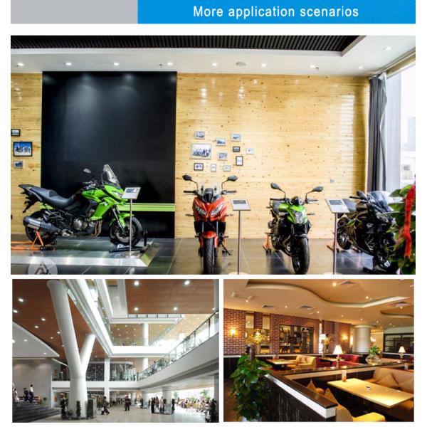 Warm White Indoor LED Downlights 7w Aluminum Lamp Body For Indoor Wall Cabinet