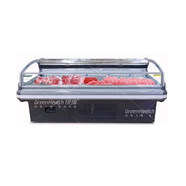 Top-Notch Meat Fish Cooked Food Display Freezer For Supermarket / Retailers