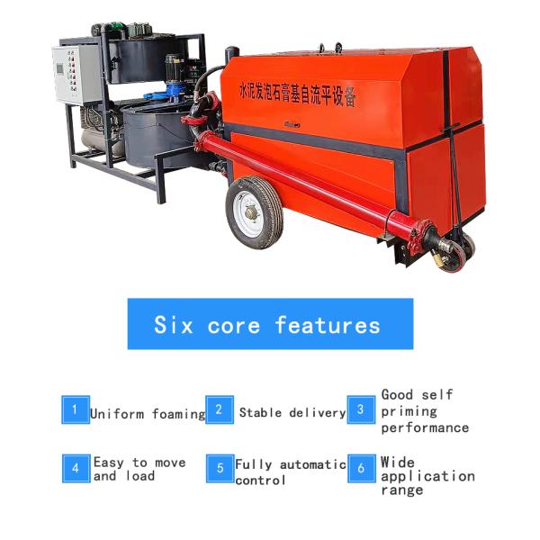 80m Vertical Height Cellular Concrete Foam Concrete Pump Clc Foam Generator Concrete Machine