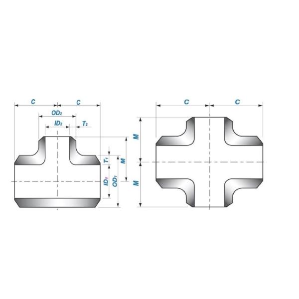 ASTM A105 8 Inch Carbon Steel Pipe Tee Black SCH40 Reducing Tee Straight Tee And Equal Tee