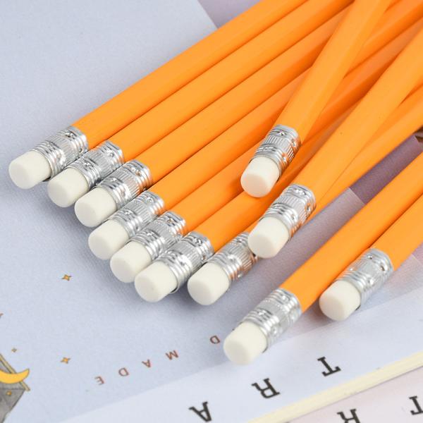 School Student Art Sketch Writing Pencil HB Hexagonal Barrel Yellow Wooden Pencil