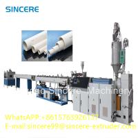 Ligne de production de machines d'extrusion de tuyaux en PVC ondulé à fil 16 mm-63 mm