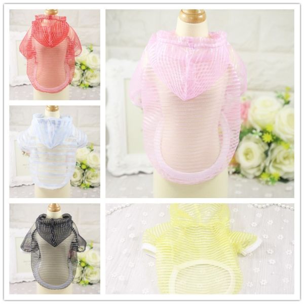 Breathable Dog Sunblock Shirt Thin Fashionable Sun Protective Clothing For Dogs