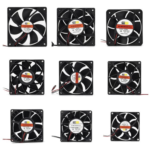 New Industrial Fan 4020 5V, 12V, 24V Radiator Silent Fan for Low-vibration DC Axial Flow air Purifier Cooling Fan