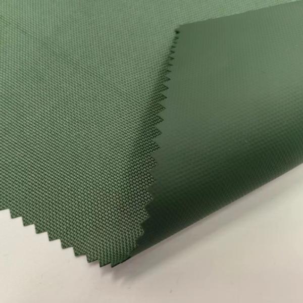 Green 0 6mm Thickness 600D Polyester Oxford Fabric For Home Textile 900D TPU Coated