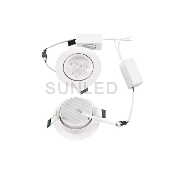 220V 3W Вставленный COB Led Downlight Поверхность потолка