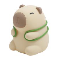 Logotipo personalizado Capybara Niños Regalo Dormitorio Lindo Lámpara Blanda Color Gradiente Perro Silicona Luz Nocturna