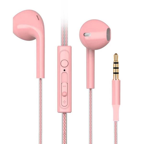 3.5mm Music Stereo Gaming Wired Corded Earbuds Earpiece With Microphone