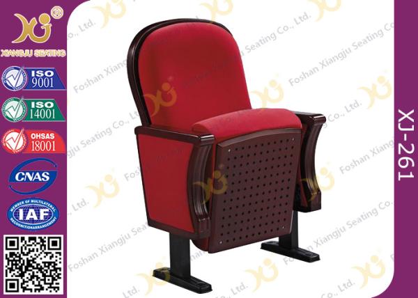 Wooden Back  Lecture Hall Chair Elegant Concert Hall Auditorium Seating For Church
