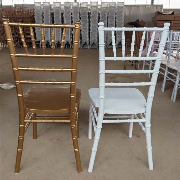 Wedding Reception Chiavari Chair with Bamboo Acrylic Structure and Resin Frame