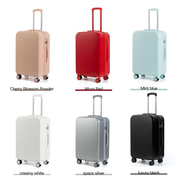 (998)Luggage cup holder style internet famous 20 inch 24 universal wheel password box 26 durable and sturdy travel suitcase suitcase