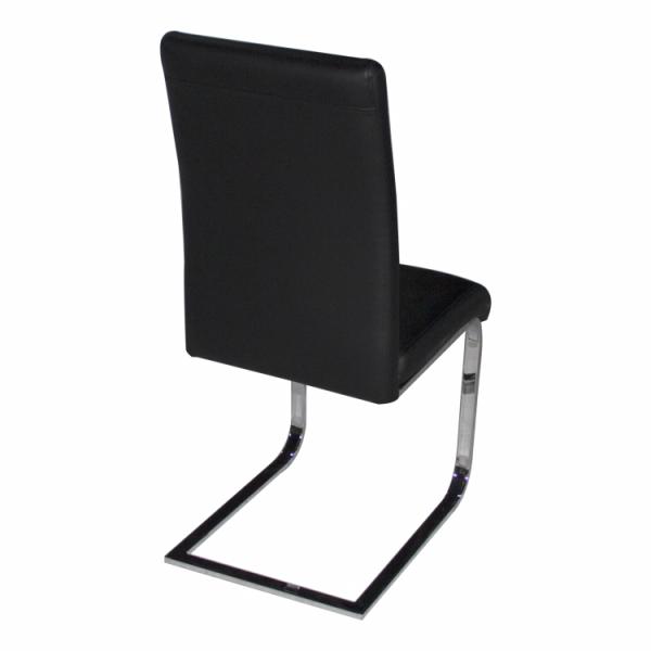 Chrome Finish 41cm 60KGS 0.25m3 Modern Dining Chair