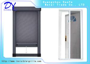 Porta de Mesh Retractable Invisible Sliding Screen do fio da fibra de vidro