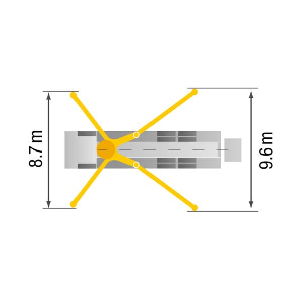 M46-5 4141 Putzmeister Подержанный автобетононасос на грузовике