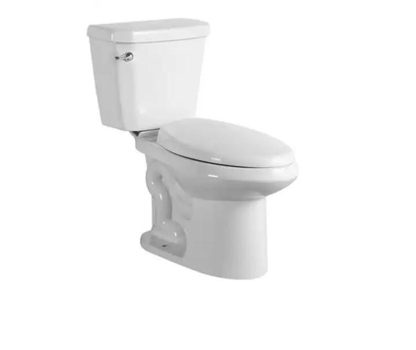 Floor Mounted Bathroom Sanitary Ware White 2 Piece Toilets Bowl