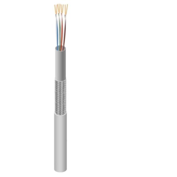 AWG23 CCA Copper 4 Pair Lan Cat6 Flat Ethernet Cable For Communication