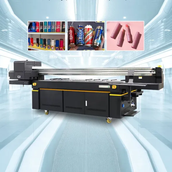 High Quality Printer 360 Round Aluminum Cans Auto UV Cylinder Printing Machine