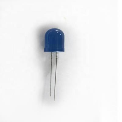470nm 1000mcd Through Hole LED 10mm Blue diffused LED Diode For Indicator