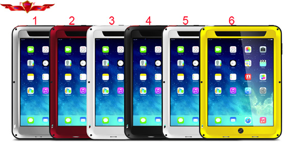 Hot Selling Genuine Aluminum Ditproof/Shockproof/Waterproof Case For Ipad Mini Multi Color