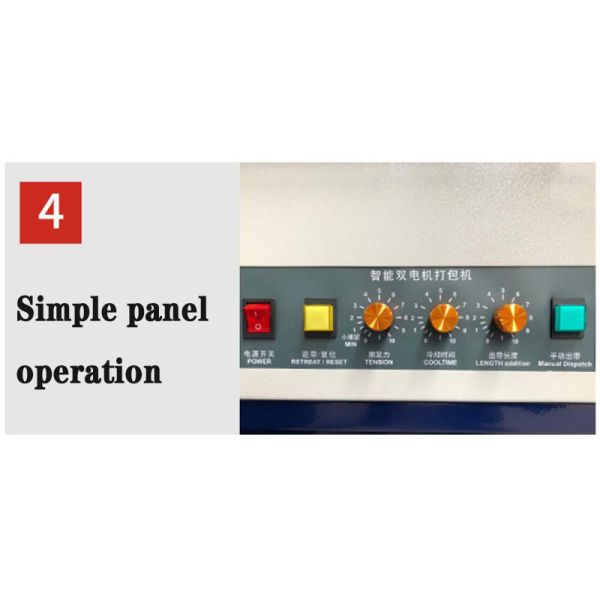 Automatic Paper Box Packing Machine PP Strapping Machine Strapping Band Packing Machine