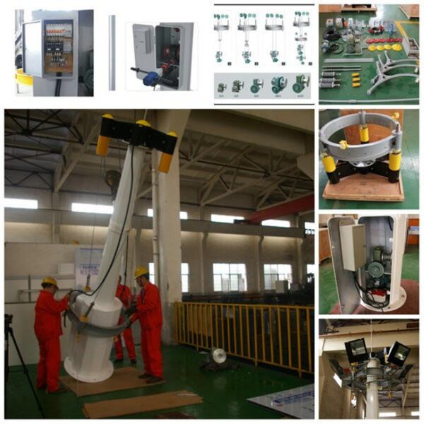 Multisided 30M 24 расположения света квадрата Поляка рангоута светов высоких для применения морского порта