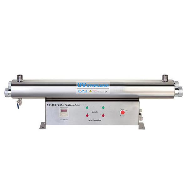 110W 24GPM UV Water Sterilizer 316 Stainless Steel For Water Treatment System