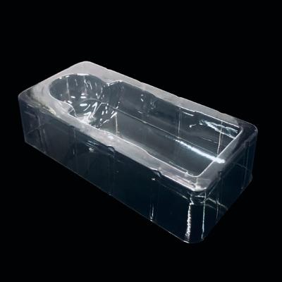 Custom Clear PET Plastic Insert for Cosmetic Bottles Shockproof Blister Tray for Gift Box Packaging