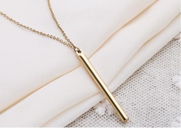Fashion Stainless Steel Jewelry Pendants Gold Necklaces Gift Sweater Fashion Necklace