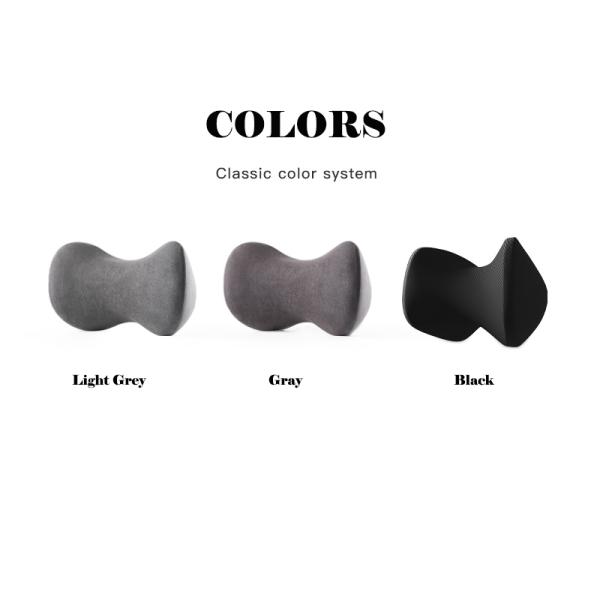 100% Bamboo Fiber Ergonomic Neck Rest Support Headrest Cervical Neck Pillow for Driving