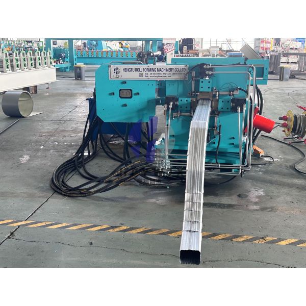 Automatic Downspout Roll Forming Machine For Square & Round Rainwater Pipes