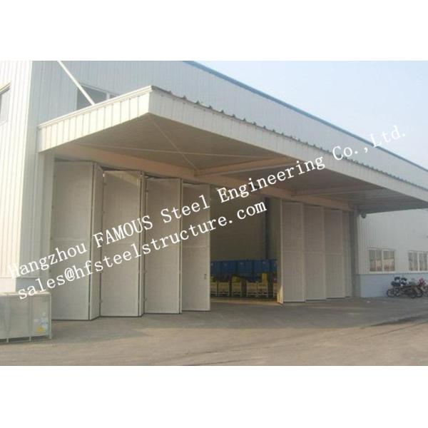 Астетические двери гаража алюминиевого сплава промышленные складывая для склада, простой установки