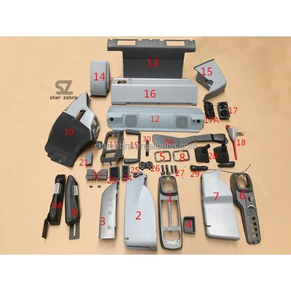 Design Excavator Cab Plastic Trim Panel for Construction Works PC130 PC160 PC200 PC240 PC270 PC360-7 Interior Panel Toolbox