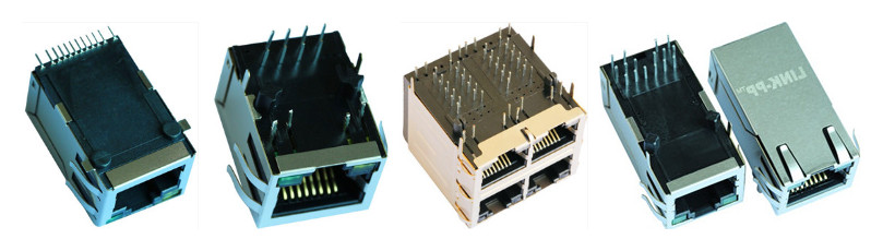 Разъем J0C-0006NL10/100Base-TX SMT RJ45 интегрировал Magnetics LPJ19111CNL