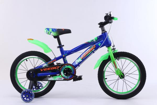 Pedal comum crianças bicicleta para 3-8 anos crianças 12 14 16 polegadas sem suspensão de garfo