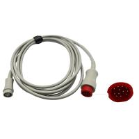 Mindray 12pin à l'adaptateur de 4pin IBP câblent des vestes de 3m Grey Latex Free TPU