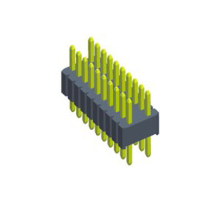 1.27*2.54mm SMT PCB Header Connector , 1AMP Rated Current Dual Row Pin Header