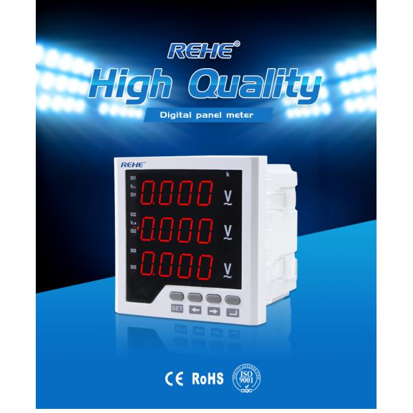 Three phase digital intelligent voltage meter voltmeter  panel meter