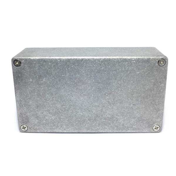 Unfinished Natural Aluminum 125B Pressure Cast Aluminum Electrical Enclosures Metal Box  Mammoth Model for Effect Pedal