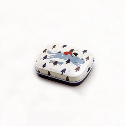 Customizable Small Tin Boxes Personalized Glossy Varnish Reusable Material
