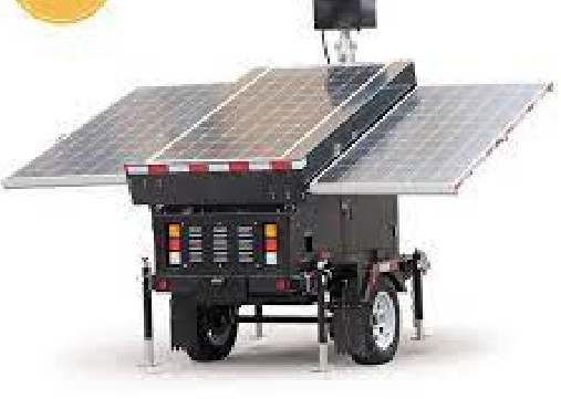 Solar powered mobile salt sea water ro  water desalination machine
