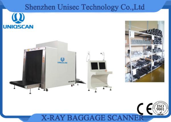 Security Airport Baggage Checking X Ray Luggage Scanner With Dual Energy Generator