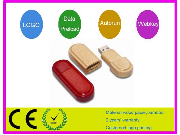 Memoria USB de madera ambiental AT-101C