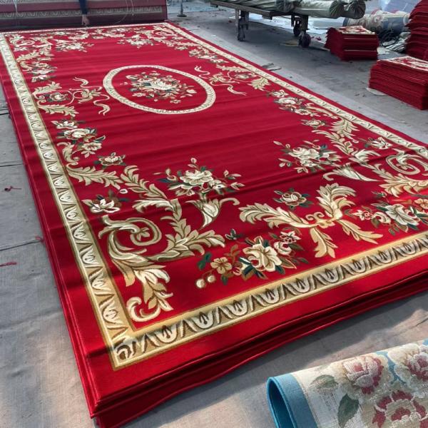 Mosque Prayer Carpet Roll in Customized Color 3.66/4m*25m for Wall to Wall Prayer