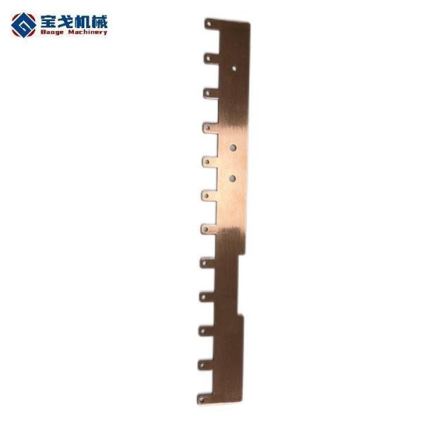 Customized Request 99.99% T2 Red Copper Circuit Breaker Busbars Electrical Components